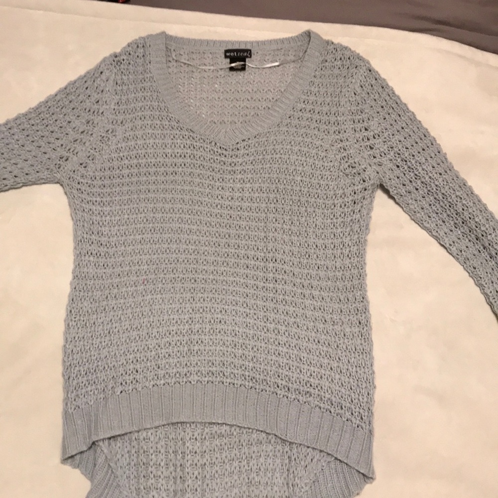 High-low Knit Sweater